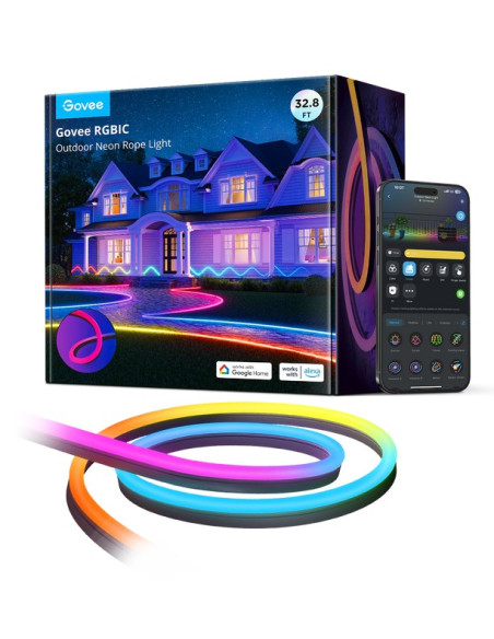 Taśma Led Govee H61A8 Outdoor Neon Strip Lights 10M Z Wi-Fi, Bluetooth, Rgbic