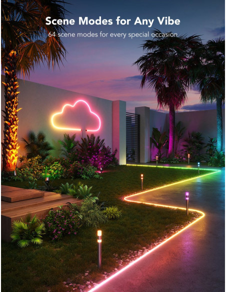 Taśma Led Govee H61A8 Outdoor Neon Strip Lights 10M Z Wi-Fi, Bluetooth, Rgbic