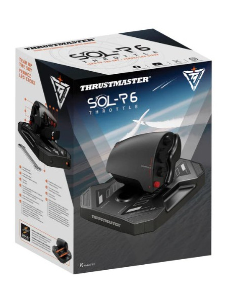 Thrustmaster Sol-R 6 Throttle Czarny Usb Kontroler Ruchu Analogowa/Cyfrowa Pc