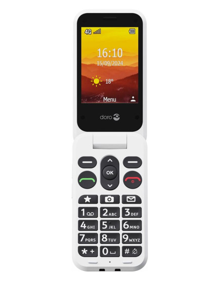 Doro Leva L30 7,11 Cm (2.8") 142,7 G Czerwony, Biały Telefon Funkcjonalny