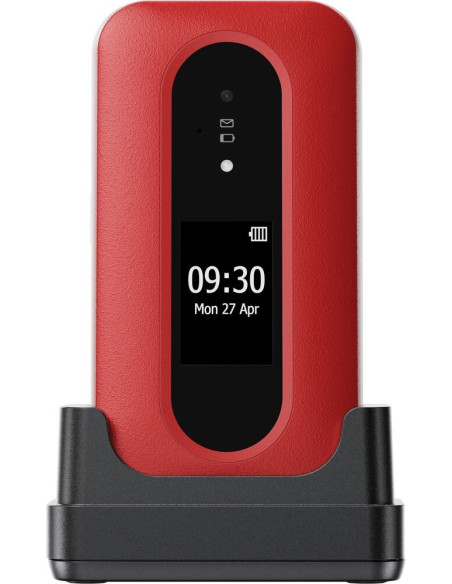 Doro Leva L30 7,11 Cm (2.8") 142,7 G Czerwony, Biały Telefon Funkcjonalny