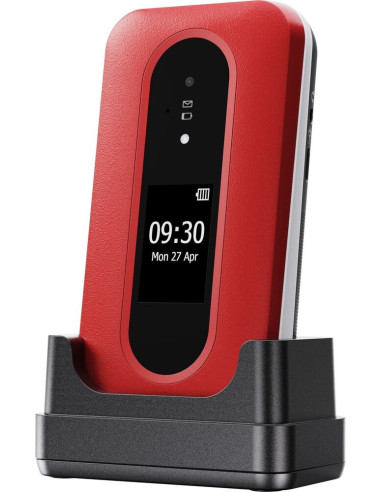 Doro Leva L30 7,11 Cm (2.8") 142,7 G Czerwony, Biały Telefon Funkcjonalny