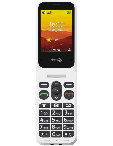 Doro Leva L30 7,11 Cm (2.8") 142,7 G Czarny, Biały Telefon Funkcjonalny