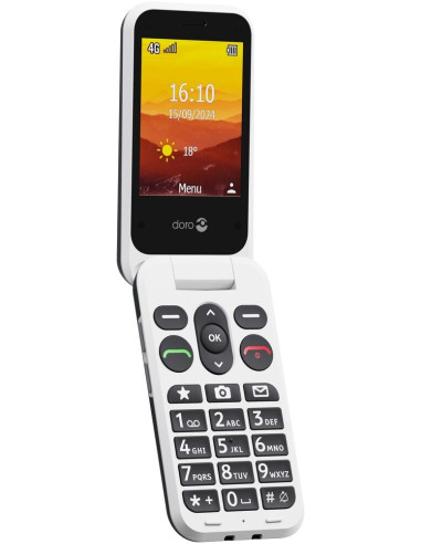 Doro Leva L30 7,11 Cm (2.8") 142,7 G Czarny, Biały Telefon Funkcjonalny