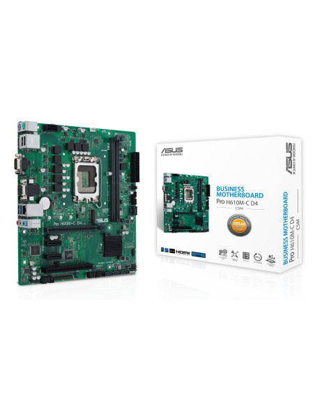 Asus Pro H610M-C D4-Csm Intel H610 Lga 1700 Micro Atx