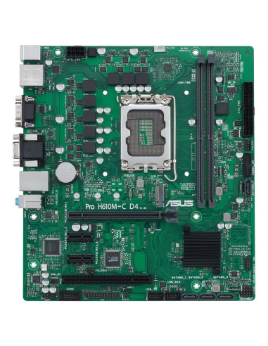 Asus Pro H610M-C D4-Csm Intel H610 Lga 1700 Micro Atx