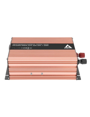 Azo Digital Przetwornica Napięcia 12 Vdc / 24 Vdc / 230 Vac Sinus Ips-1000S 1000W Duo