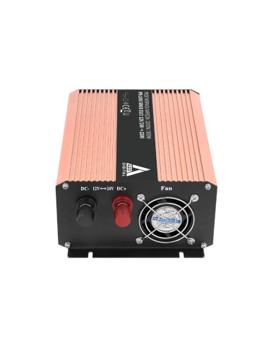 Azo Digital Przetwornica Napięcia 12 Vdc / 24 Vdc / 230 Vac Sinus Ips-1000S 1000W Duo