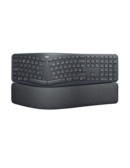 Logitech Ergo K860 Klawiatura Biuro Rf Wireless + Bluetooth Amerykański Międzynarodowy Grafitowy