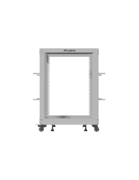 Lanberg Open Rack 19" 15U 600X600-1100 Regulowany Szary