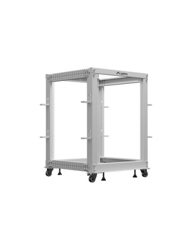 Lanberg Open Rack 19" 15U 600X600-1100 Regulowany Szary