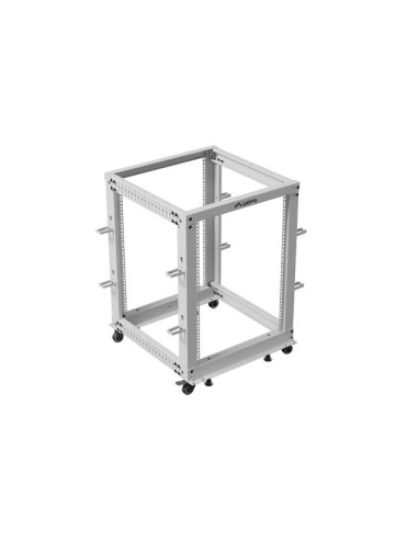 Lanberg Open Rack 19" 15U 600X600-1100 Regulowany Szary