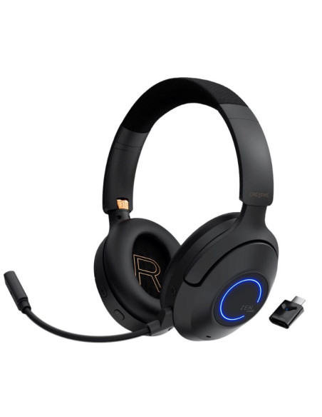 Creative Labs Zen Hybrid Pro Classic Zestaw Słuchawkowy Bezprzewodowy Opaska Na Głowę Gaming Usb Type-C Bluetooth Czarny