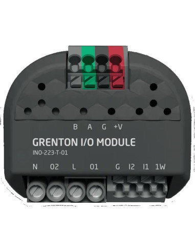 Moduł Wejść Cyfrowych (2 Wej.) Oraz Wyjść Przekaźnikowych (2 Wyj.) Grenton / Wspiera 1-Wire / Montaż Dopuszkowy / Tf-Bus V.2