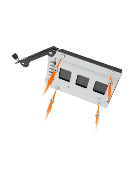 We-Ra. Icydock Z Miejscem Na 2 Dyski: 2X6,3Cm Satai-Iii/Sas Hdd&Ssd W Kolorze, 1X3,5" Metal