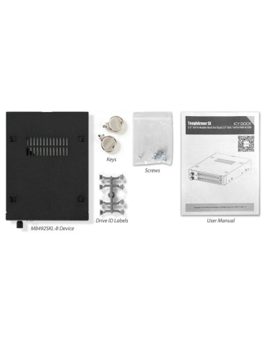 We-Ra. Icydock Z Miejscem Na 2 Dyski: 2X6,3Cm Satai-Iii/Sas Hdd&Ssd W Kolorze, 1X3,5" Metal