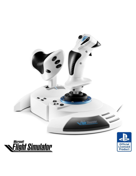 Thrustmaster T.flight Hotas 5 Microsoft Flight Simulator Edition Biały Usb Flight Sim Cyfrowy Pc, Playstation 5, Playstation 4