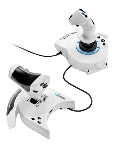 Thrustmaster T.flight Hotas 5 Microsoft Flight Simulator Edition Biały Usb Flight Sim Cyfrowy Pc, Playstation 5, Playstation 4