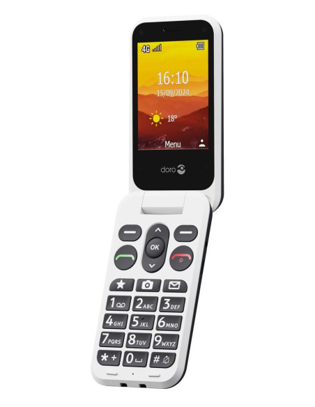 Doro Leva L20 7,11 Cm (2.8") 132 G Czarny, Biały Telefon Funkcjonalny