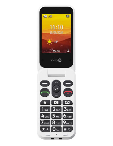 Doro Leva L20 7,11 Cm (2.8") 132 G Czerwony, Biały Telefon Funkcjonalny