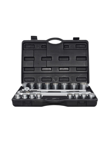 Awtools Zestaw Kluczy Nasadowych 12Kątnych 3/4" 21 Ele.