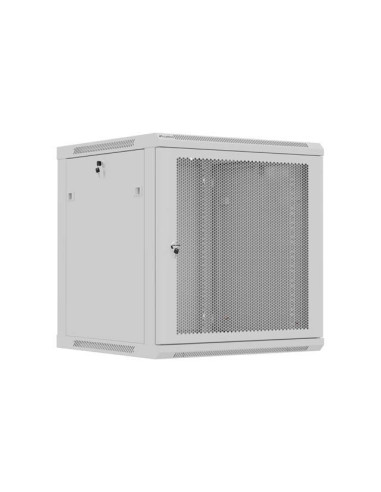 Lanberg Szafa Instalacyjna Rack Wisząca 19" 12U 600X600 Szara Drzwi Perforowane (Flat Pack)