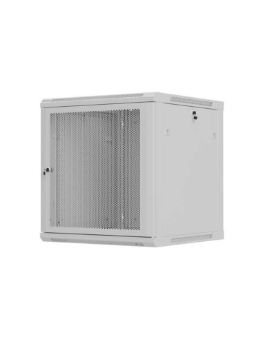 Lanberg Szafa Instalacyjna Rack Wisząca 19" 12U 600X600 Szara Drzwi Perforowane (Flat Pack)