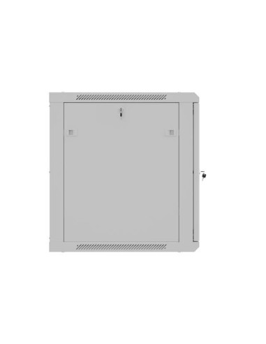 Lanberg Szafa Instalacyjna Rack Wisząca 19" 12U 600X600 Szara Drzwi Perforowane (Flat Pack)