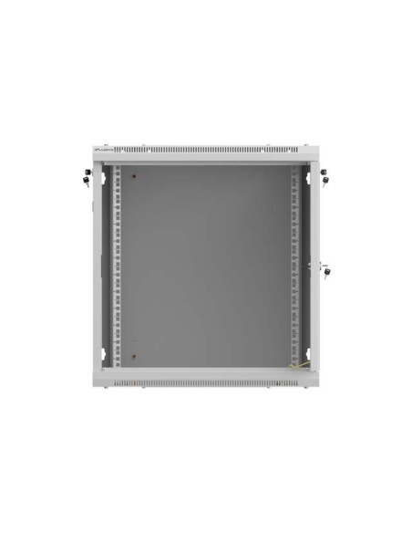 Lanberg Szafa Instalacyjna Rack Wisząca 19" 12U 600X600 Szara Drzwi Perforowane (Flat Pack)
