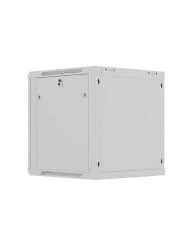 Lanberg Szafa Instalacyjna Rack Wisząca 19" 12U 600X600 Szara Drzwi Perforowane (Flat Pack)