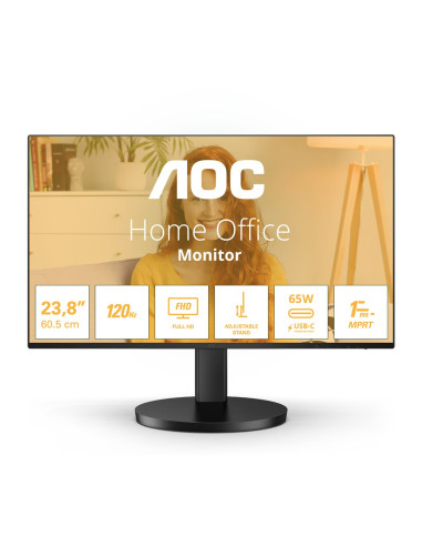 Aoc B3 24B3Cf2 Monitor Komputerowy 60,5 Cm (23.8") 1920 X 1080 Px Full Hd Led Czarny