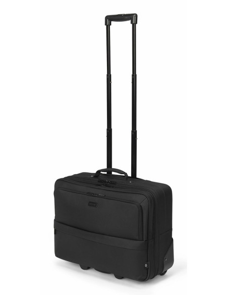 Dicota D32036-Rpet Torba Na Laptop 43,9 Cm (17.3") Pokrowiec W Typie Walizki Na Naóżkach Czarny