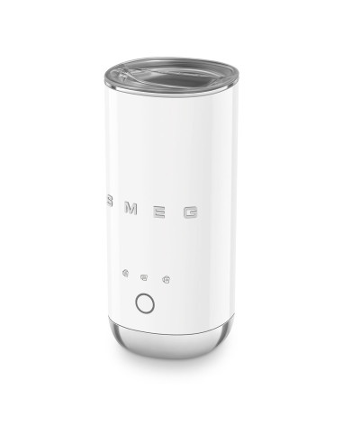 Spieniacz Do Mleka Smeg Mff02Wheu Biały 50'S Style (Podgrzewanie Mleka, Spienianie Na Ciepło I Spienianie Na Zimno)
