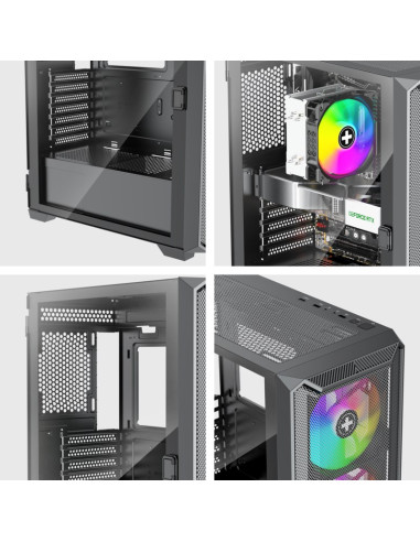 Xilence Performance C Xilent Blade Ii | X613.Argb Midi Tower Czarny