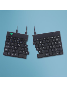R-Go Tastatur Split   Break De-Layout     Verkabelt  Schwarz
