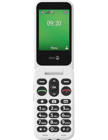 Doro Leva E30 7,11 Cm (2.8") 142,7 G Czarny, Biały Telefon Funkcjonalny