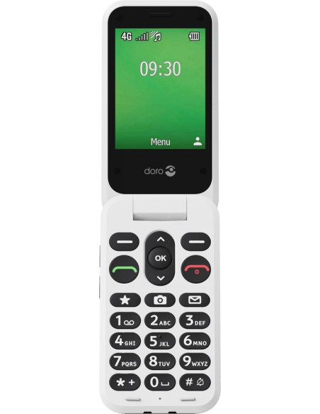 Doro Leva E30 7,11 Cm (2.8") 142,7 G Czarny, Biały Telefon Funkcjonalny