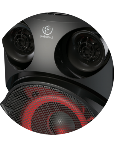 Rebeltec Soundbox 630 Przenośny Głośnik Bluetooth Stereo Czarny, 70W Rms