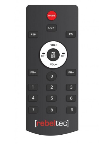Rebeltec Soundbox 630 Przenośny Głośnik Bluetooth Stereo Czarny, 70W Rms