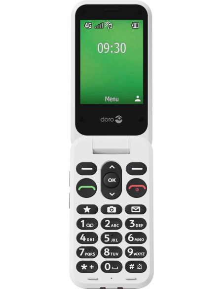 Doro Leva E30 7,11 Cm (2.8") 142,7 G Czerwony, Biały Telefon Funkcjonalny