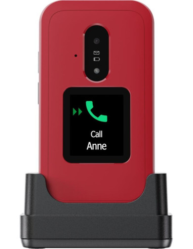 Doro Leva E30 7,11 Cm (2.8") 142,7 G Czerwony, Biały Telefon Funkcjonalny