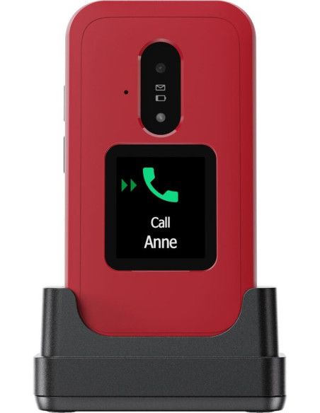 Doro Leva E30 7,11 Cm (2.8") 142,7 G Czerwony, Biały Telefon Funkcjonalny