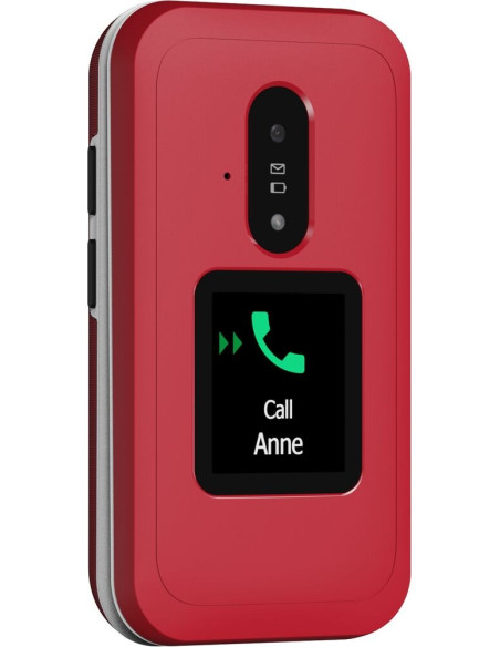 Doro Leva E30 7,11 Cm (2.8") 142,7 G Czerwony, Biały Telefon Funkcjonalny