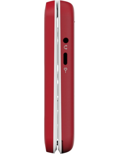Doro Leva E30 7,11 Cm (2.8") 142,7 G Czerwony, Biały Telefon Funkcjonalny