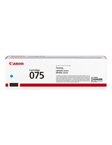 Canon 075 Kaseta Z Tonerem 1 Szt. Oryginalny Cyjan