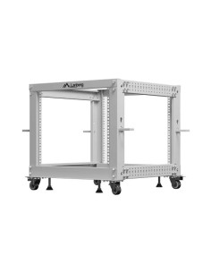 Lanberg Open Rack 19" 9U 600X600-1100 Regulowany Szary