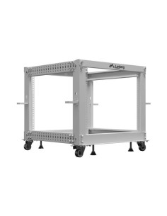 Lanberg Open Rack 19" 9U 600X600-1100 Regulowany Szary 2