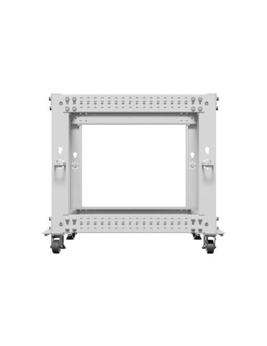 Lanberg Open Rack 19" 9U 600X600-1100 Regulowany Szary
