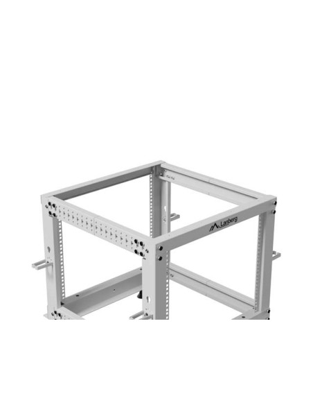Lanberg Open Rack 19" 9U 600X600-1100 Regulowany Szary