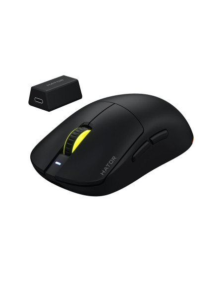 Hator Quasar 3 Ultra 8K Wireless Myszka Gaming Oburęczny Rf Wireless + Bluetooth + Usb Type-A Optyczny 30000 Dpi
